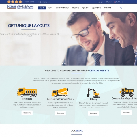 Hizam Al Qahtani Group Launching New Website